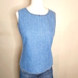 Levi's Light Blue Denim Tank Top